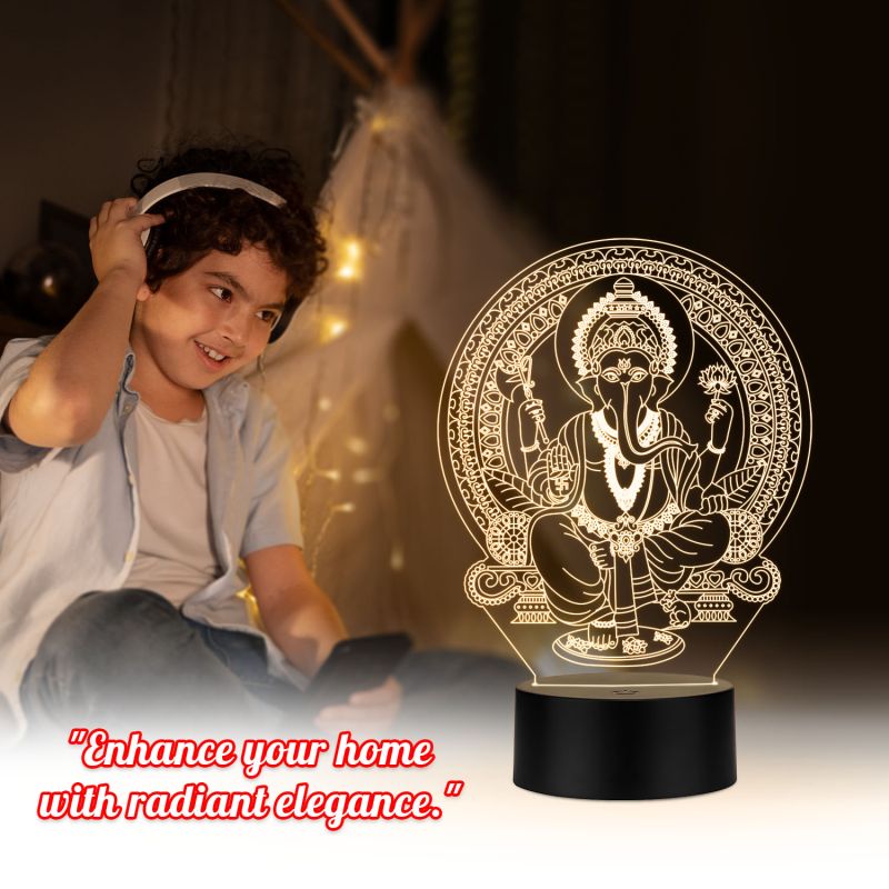Lord Ganeshi Ji Design Night Lamp